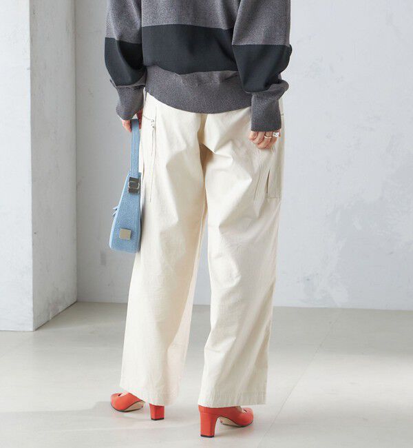 SHIPS for women「〈手洗い可能〉裾 ドロスト カーゴ パンツ 3」|カーゴ|