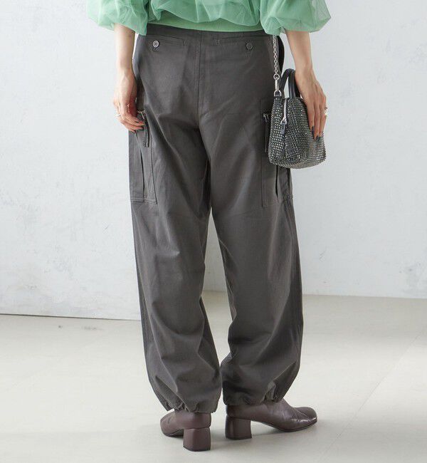 SHIPS for women「〈手洗い可能〉裾 ドロスト カーゴ パンツ 3」|カーゴ|