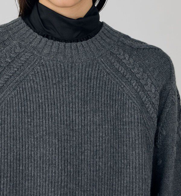 DES PRES「セミウーステッドウール クルーネックプルオーバー」|ニット・セーター|