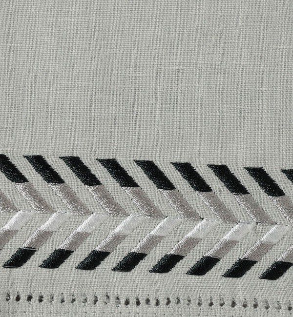 GALERIE VIE「リブコンビフレンチリネン クルーネックブラウス」|シャツ・ブラウス|