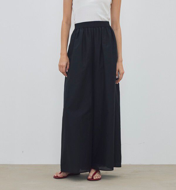 DES PRES「コットンシルクローン ギャザーワイドパンツ」|その他|
