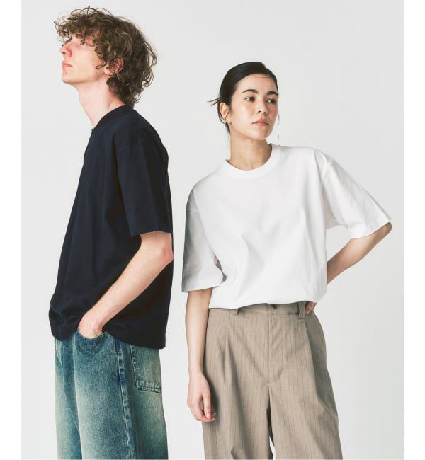 417 EDIFICE「【Hanes &times; 417 EDIFICE】別注 BEEFY CREW NECK T-SHIRT（MODERN FIT）」|Tシャツ・カットソー|