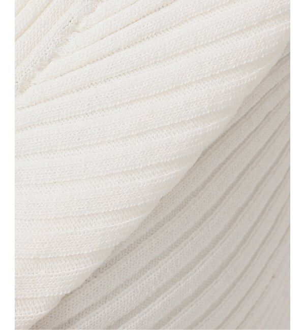 NOBLE「ゴールドボタンVネックリブニット」|カーディガン|