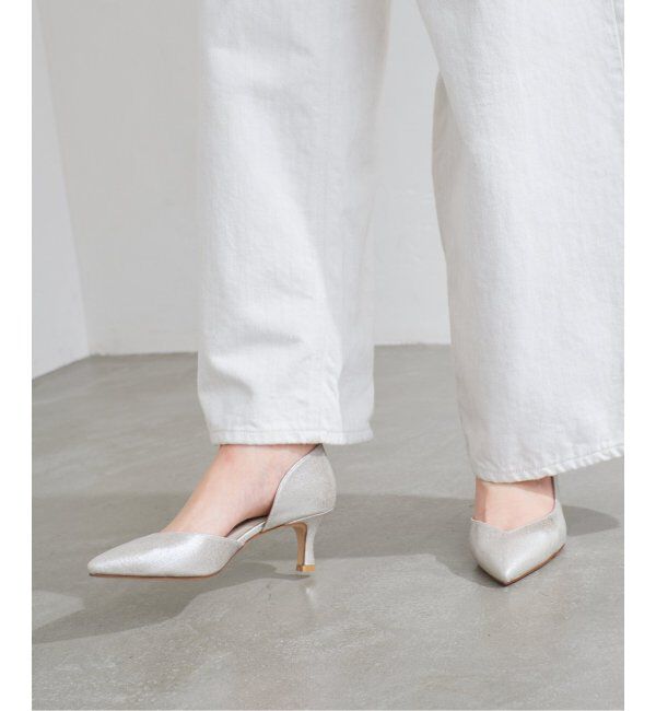  「5.5cmVカットサイドオープン」|パンプス|