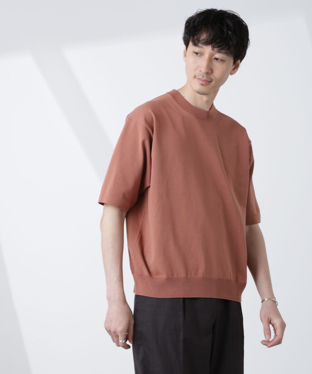  「コットン/ソロナ プレーティングクルーネック 半袖TEE」|Tシャツ・カットソー|