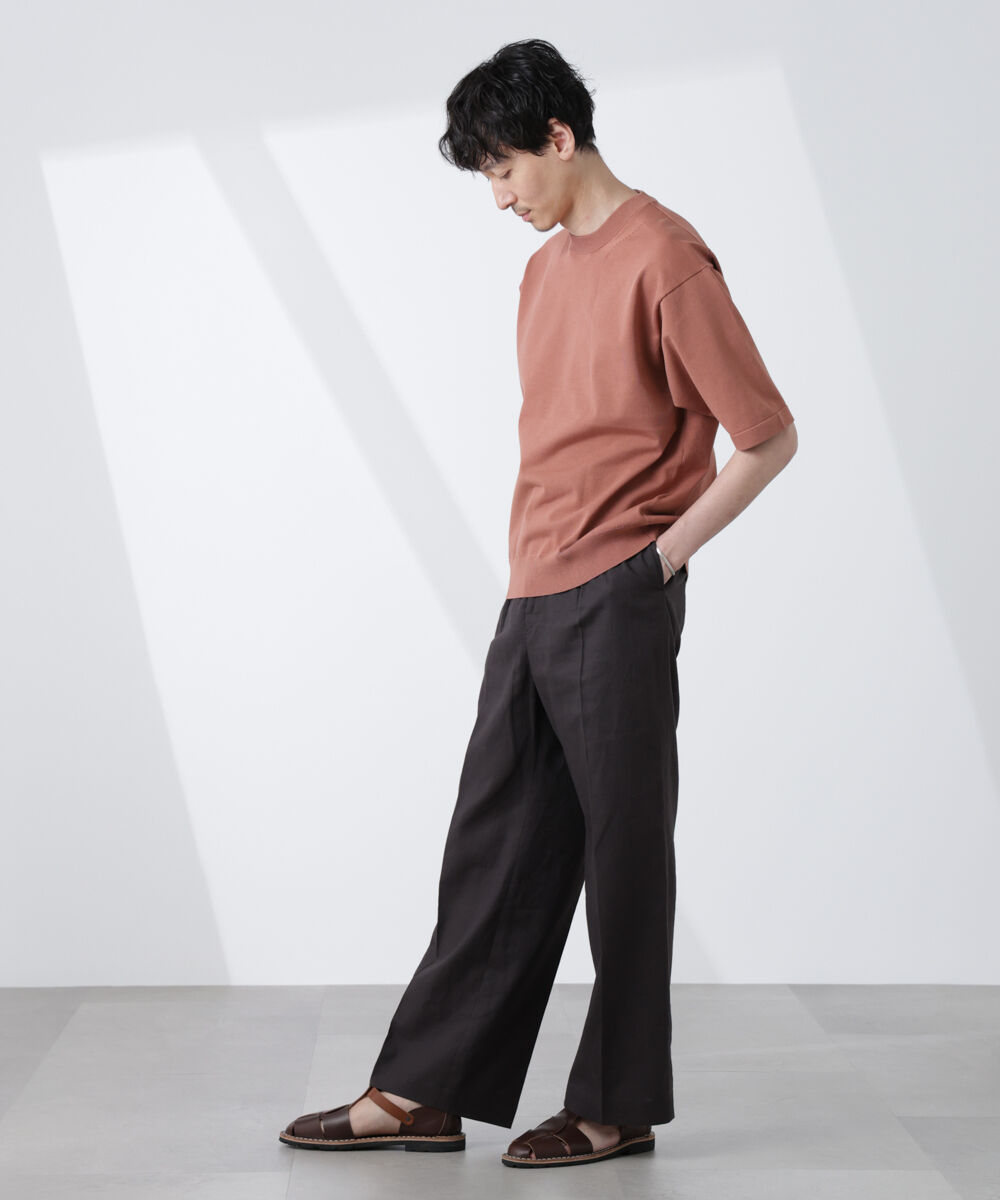  「コットン/ソロナ プレーティングクルーネック 半袖TEE」|Tシャツ・カットソー|