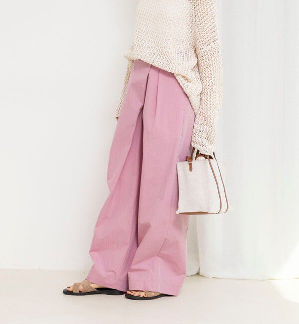 NOLLEY'S「【一部WEB限定サイズ】ウォッシャブル撥水ワイドラップパンツ」|その他|