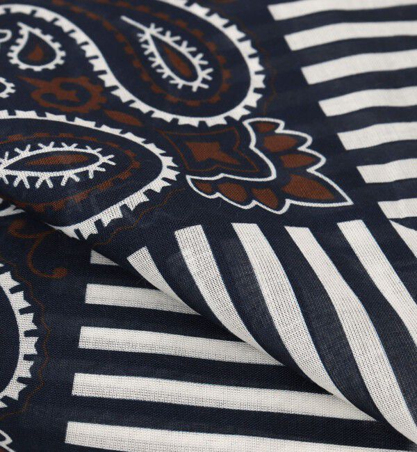 NOLLEY'S goodman「《HERNO》PAISLEY PRINT SCARF ペイズリープリント コットンスカーフ 26SS」|バンダナ・スカーフ|