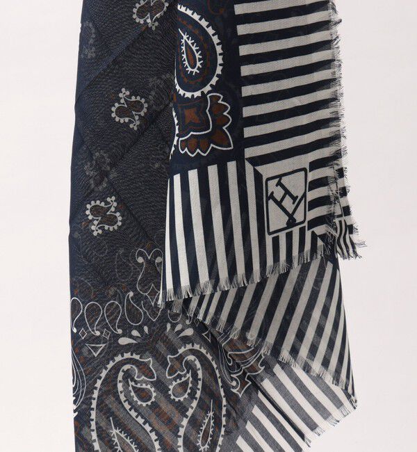 NOLLEY'S goodman「《HERNO》PAISLEY PRINT SCARF ペイズリープリント コットンスカーフ 26SS」|バンダナ・スカーフ|