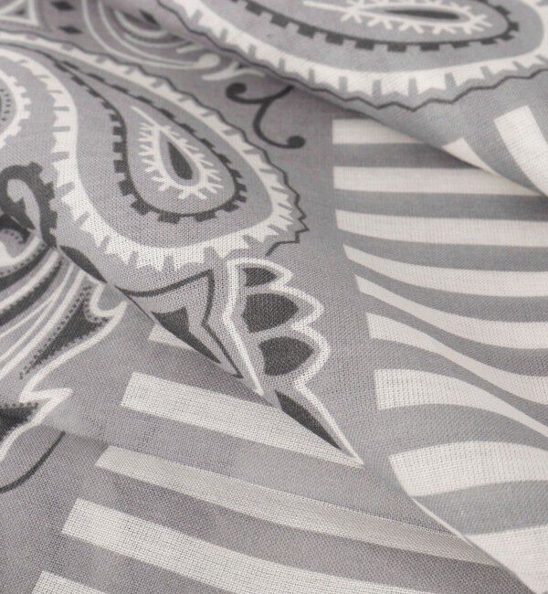 NOLLEY'S goodman「《HERNO》PAISLEY PRINT SCARF ペイズリープリント コットンスカーフ 26SS」|バンダナ・スカーフ|