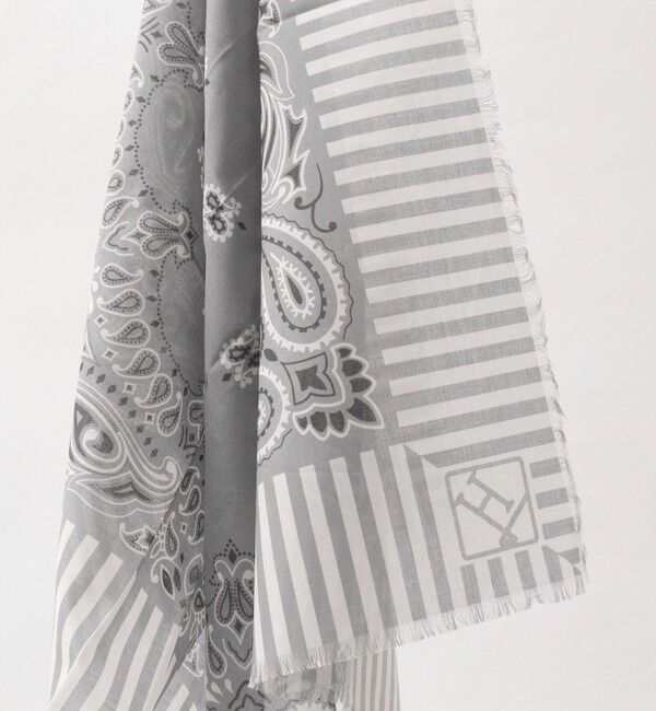 NOLLEY'S goodman「《HERNO》PAISLEY PRINT SCARF ペイズリープリント コットンスカーフ 26SS」|バンダナ・スカーフ|