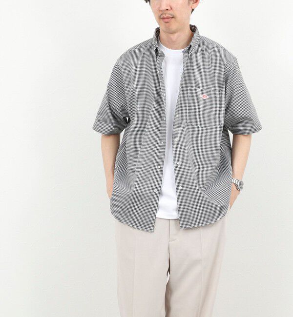 NOLLEY'S goodman「【DANTON/ダントン】DOT BUTTON B.D. SHIRT SS 26SS（DT-B0337 POD）」|シャツ・ブラウス|