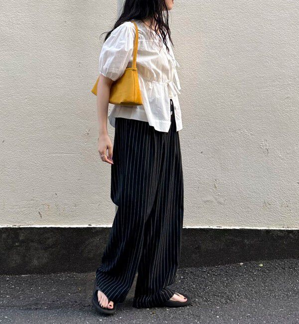 fredy emue「フロントリボンブラウス」|シャツ・ブラウス|