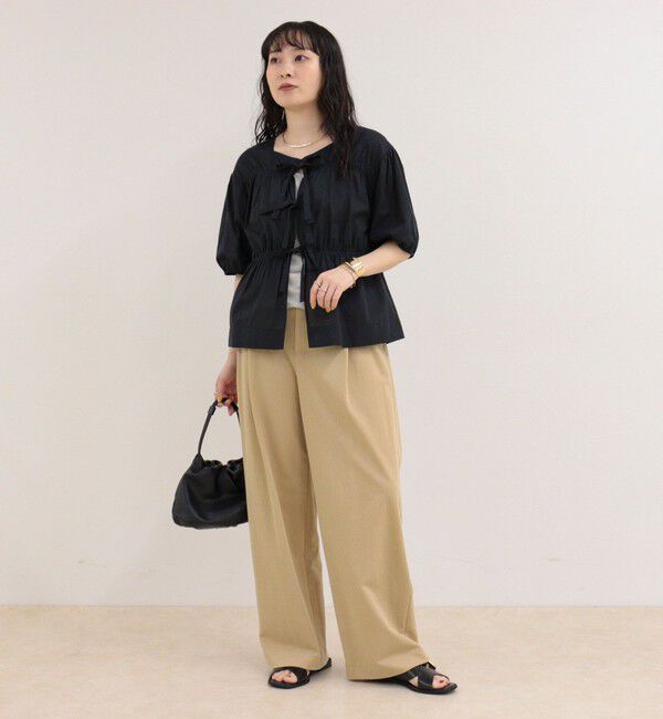 fredy emue「フロントリボンブラウス」|シャツ・ブラウス|