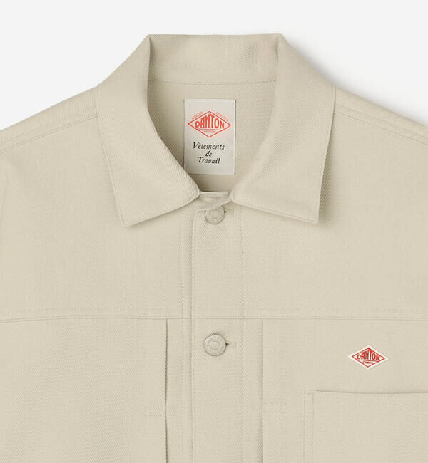 DANTON「DANTON | ガルゼ シャツブルゾン WOMEN」|テーラードジャケット|