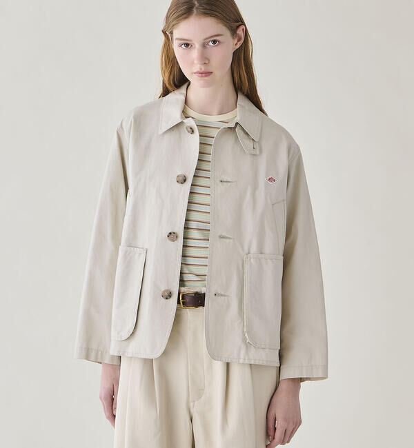DANTON「DANTON | コットンリネン ワークジャケット WOMEN」|その他|