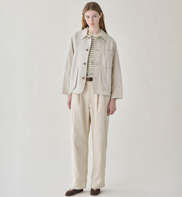 DANTON「DANTON | コットンリネン ワークジャケット WOMEN」|その他|