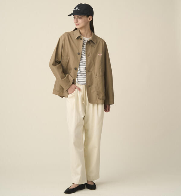 DANTON「DANTON | コットンリネン ワークジャケット WOMEN」|その他|