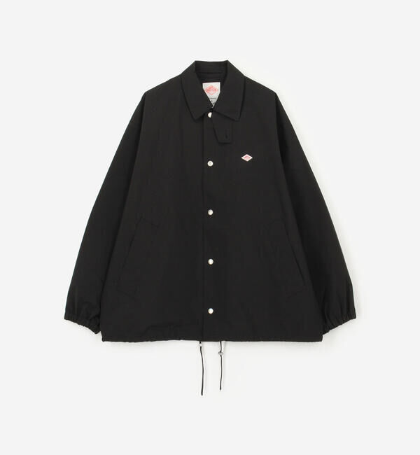 DANTON「DANTON | 3レイヤークロス コーチジャケット MEN」|テーラードジャケット|BLACK