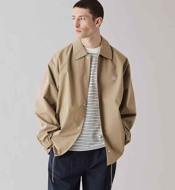 DANTON「DANTON | 3レイヤークロス コーチジャケット MEN」|テーラードジャケット|
