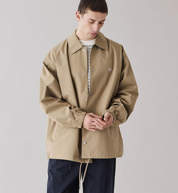 DANTON「DANTON | 3レイヤークロス コーチジャケット MEN」|テーラードジャケット|