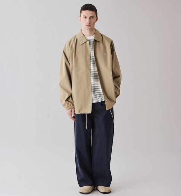 DANTON「DANTON | 3レイヤークロス コーチジャケット MEN」|テーラードジャケット|