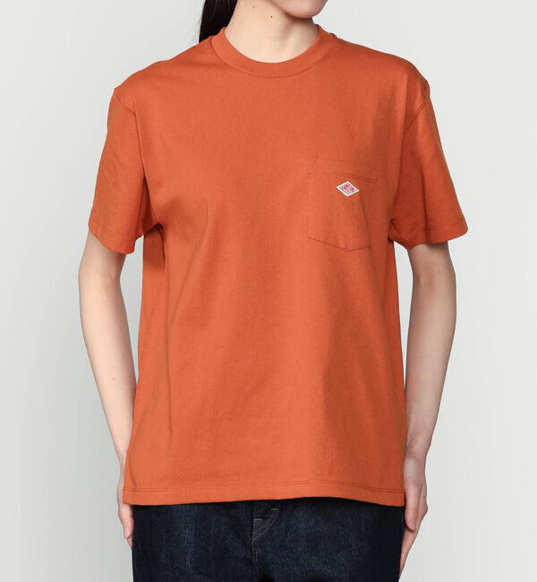 DANTON「DANTON | ポケット クルーネックTシャツ SOLID WOMEN」|Tシャツ・カットソー|
