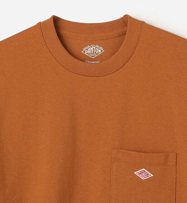 DANTON「DANTON | ポケット クルーネックTシャツ SOLID WOMEN」|Tシャツ・カットソー|