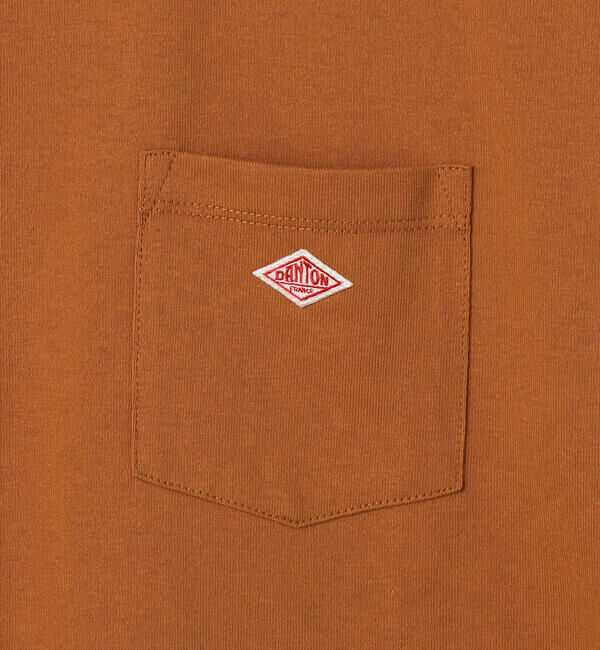 DANTON「DANTON | ポケット クルーネックTシャツ SOLID WOMEN」|Tシャツ・カットソー|
