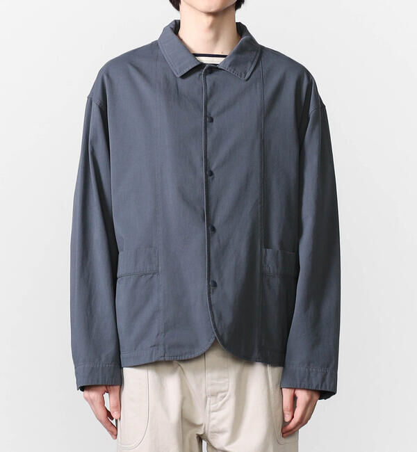 ORCIVAL「ORCIVAL | ビンテージツイル パッチポケット ライトジャケット MEN」|テーラードジャケット|