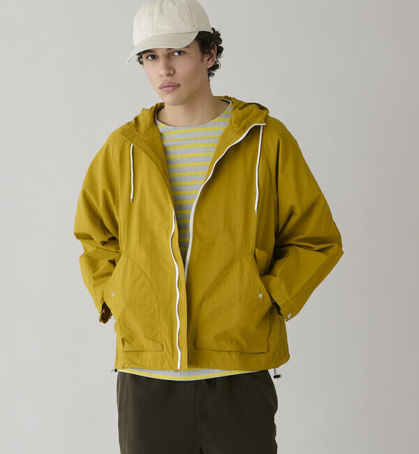 ORCIVAL「ORCIVAL | ナイロンタフタ ジップアップマウンテンジャケット MEN」|テーラードジャケット|MUSTARD