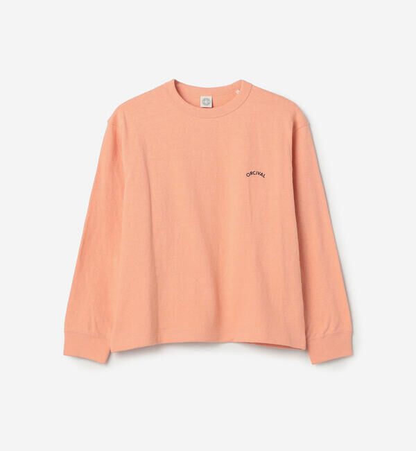 ORCIVAL「ORCIVAL | アンイーブンジャージー 刺繍ロングスリーブプルオーバー WOMEN」|Tシャツ・カットソー|