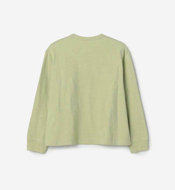 ORCIVAL「ORCIVAL | アンイーブンジャージー 刺繍ロングスリーブプルオーバー WOMEN」|Tシャツ・カットソー|