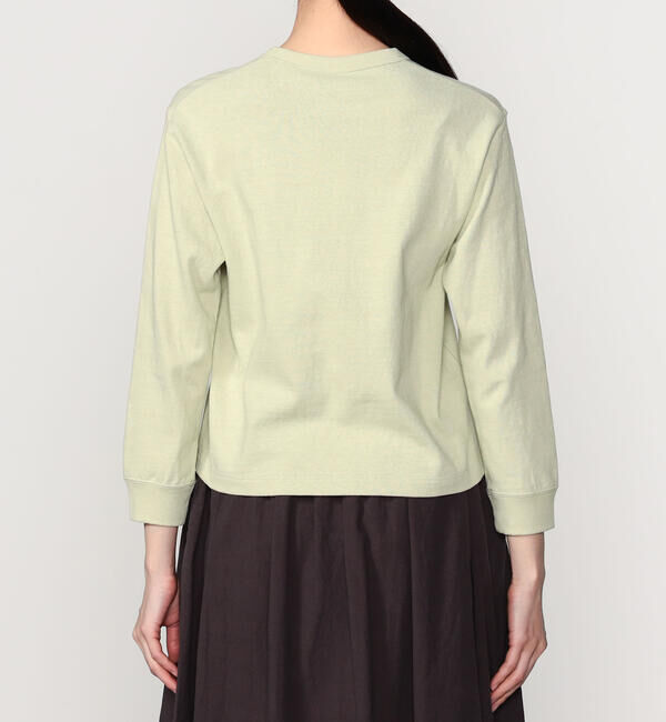 ORCIVAL「ORCIVAL | アンイーブンジャージー 刺繍ロングスリーブプルオーバー WOMEN」|Tシャツ・カットソー|