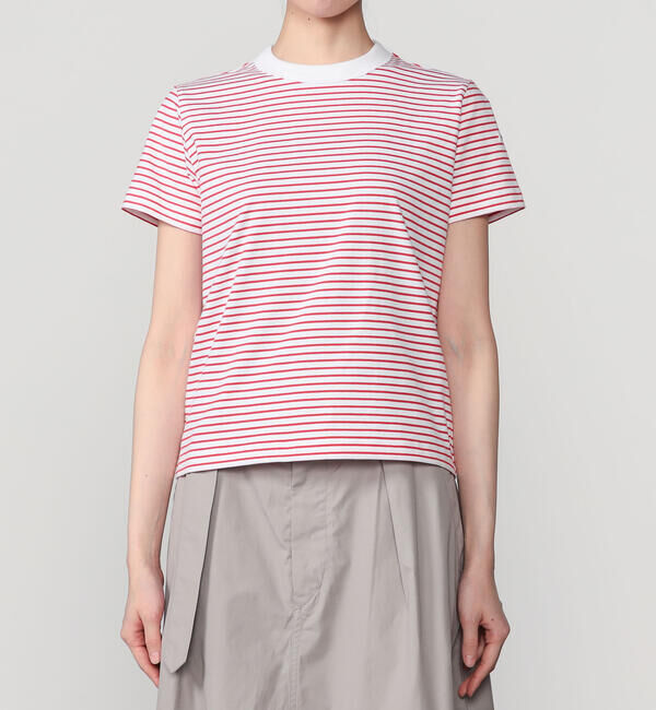 ORCIVAL「ORCIVAL | コットン ストレッチ クルーネック半袖Tシャツ WOMEN」|Tシャツ・カットソー|