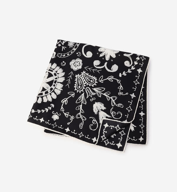  「manipuri | シルクスカーフ ボヘミアン 65&times;65 WOMEN」|バンダナ・スカーフ|