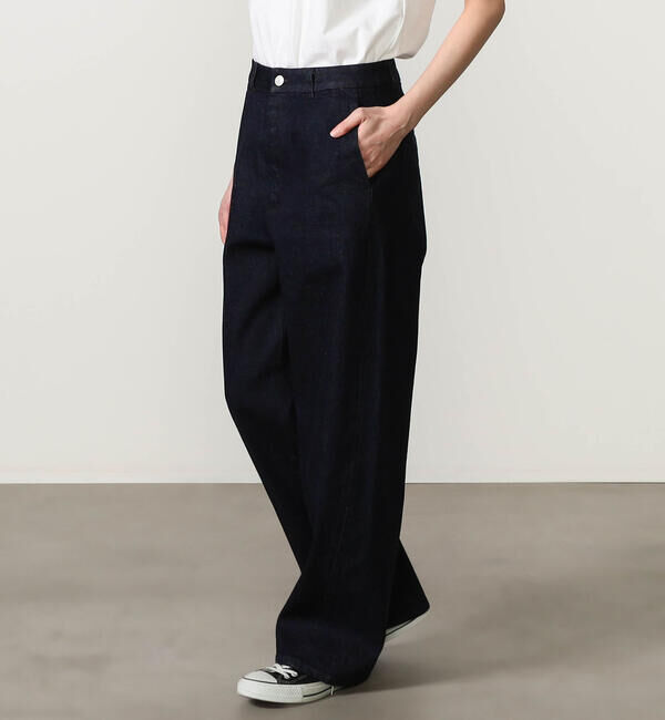 ORCIVAL「ORCIVAL | コットンドライツイル ワイドカーブパンツ WOMEN」|デニム|