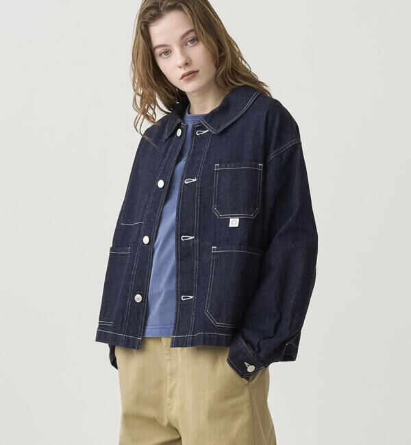 ORCIVAL「ORCIVAL | コットンヘンプデニム カバーオール WOMEN」|デニムジャケット|INDIGO