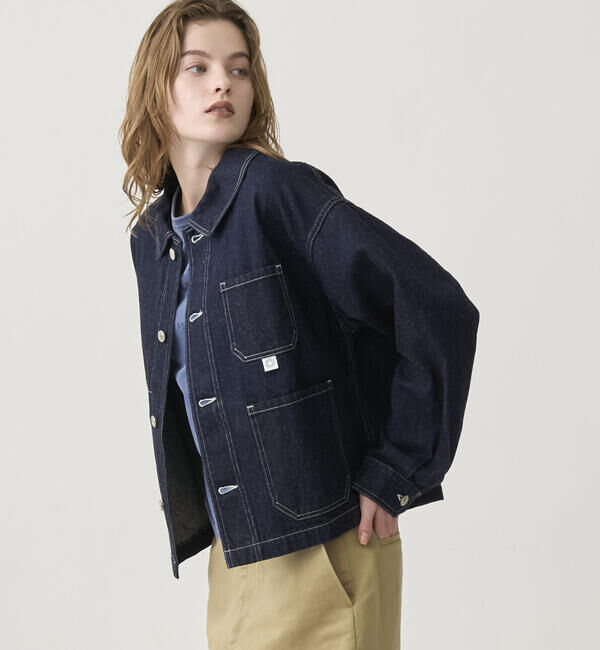 ORCIVAL「ORCIVAL | コットンヘンプデニム カバーオール WOMEN」|デニムジャケット|