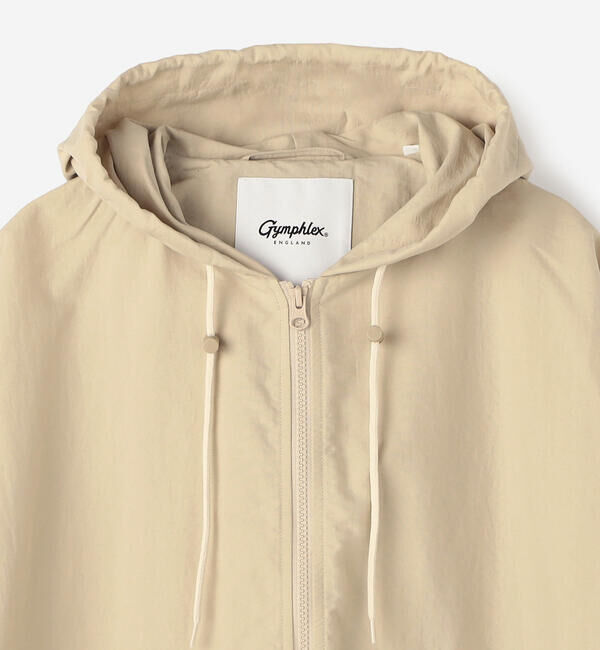 GYMPHLEX「Gymphlex | ナイロンタッサー フードジップコート WOMEN」|ミリタリー・モッズコート|