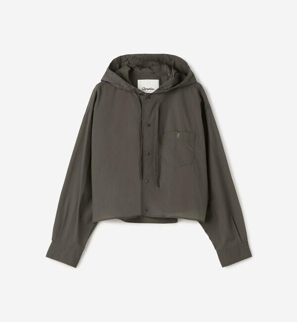 GYMPHLEX「Gymphlex |  ナイロン フードシャツジャケット WOMEN」|シャツ・ブラウス|
