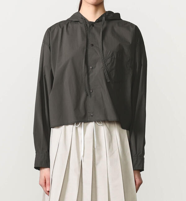 GYMPHLEX「Gymphlex |  ナイロン フードシャツジャケット WOMEN」|シャツ・ブラウス|
