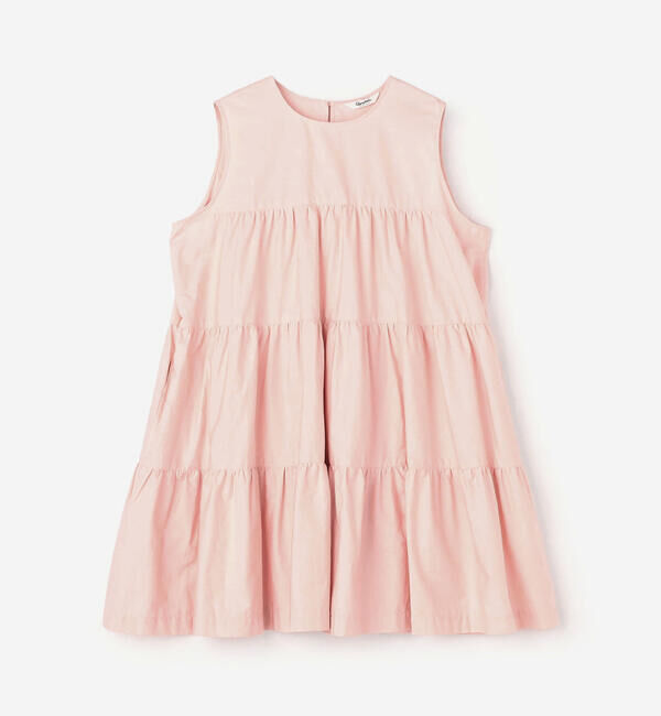 GYMPHLEX「Gymphlex | コットンブロード ティアードチュニック WOMEN」|ワンピース|