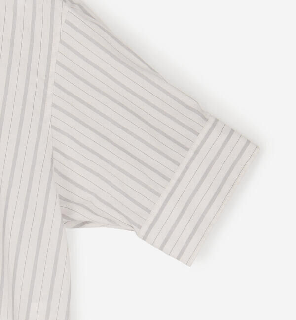 GYMPHLEX「Gymphlex | コットンタイプライター ストライプボタンダウンシャツ WOMEN」|シャツ・ブラウス|