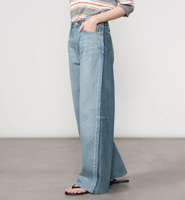  「SERGE | REMAKE 2TONE CUT PT MARTIN VINTAGE BLUE WOMEN」|デニム|