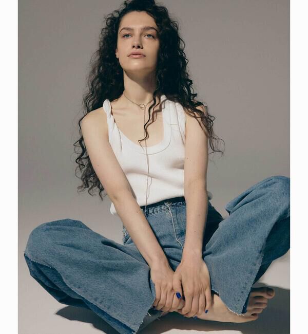  「SERGE | REMAKE 2TONE CUT PT MARTIN VINTAGE BLUE WOMEN」|デニム|