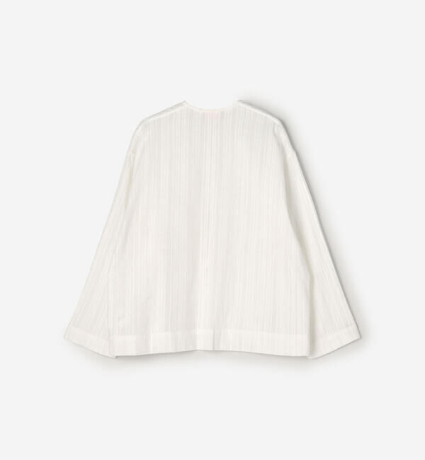  「INDIA INDUSTRY | コットンドビー カーディガンシャツ WOMEN」|シャツ・ブラウス|