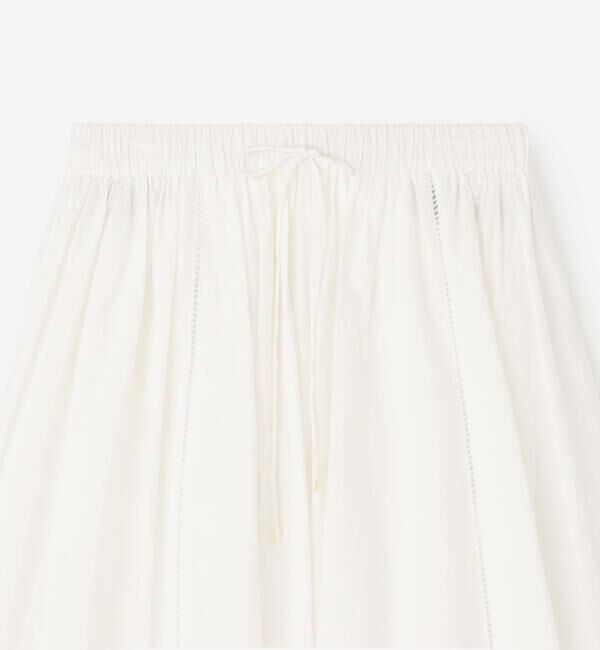  「INDIA INDUSTRY | コットンポプリン ギャザースカート WOMEN」|スカート|