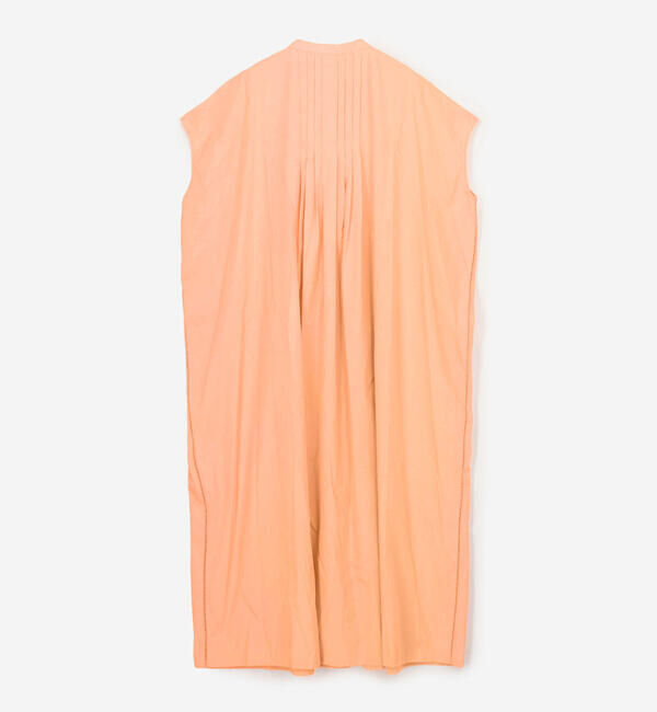  「INDIA INDUSTRY | コットンポプリン ピンタックシャツワンピース WOMEN」|ワンピース|