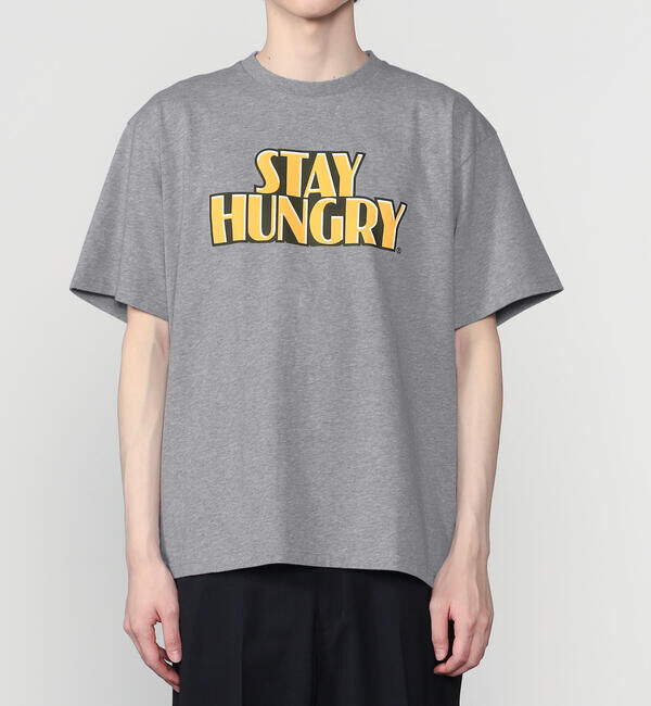  「STAY HUNGRY | ロゴ クルーネックTシャツ MEN」|Tシャツ・カットソー|